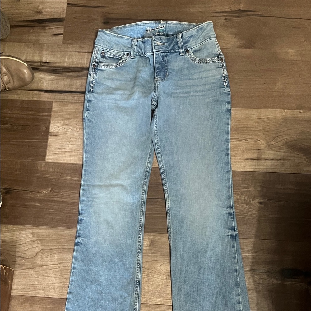 Wrangler Women's Sky Blue Flare Jeans